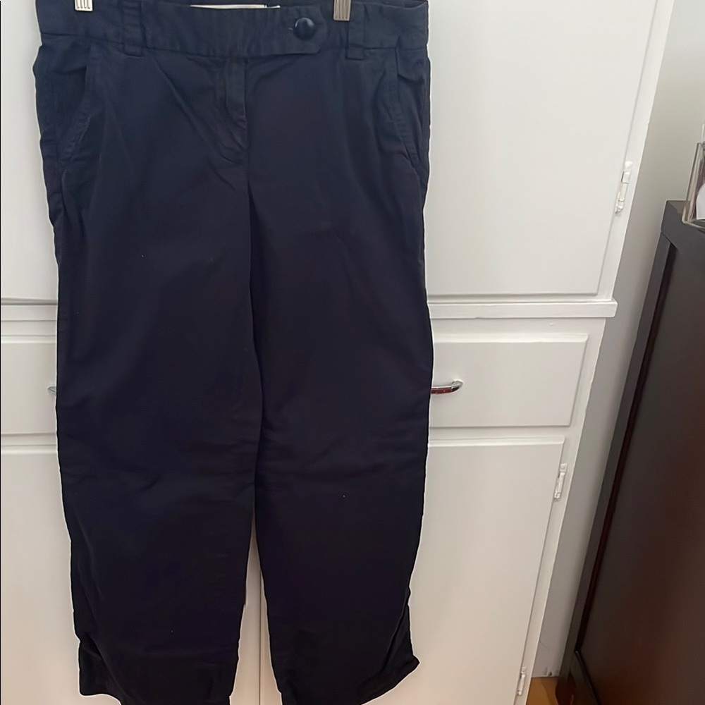 J. Crew Navy Wide Leg Pants
